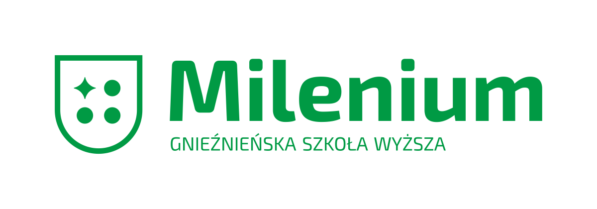 Logo Gnieźnieńskiej Szkoły Wyższej Milenium